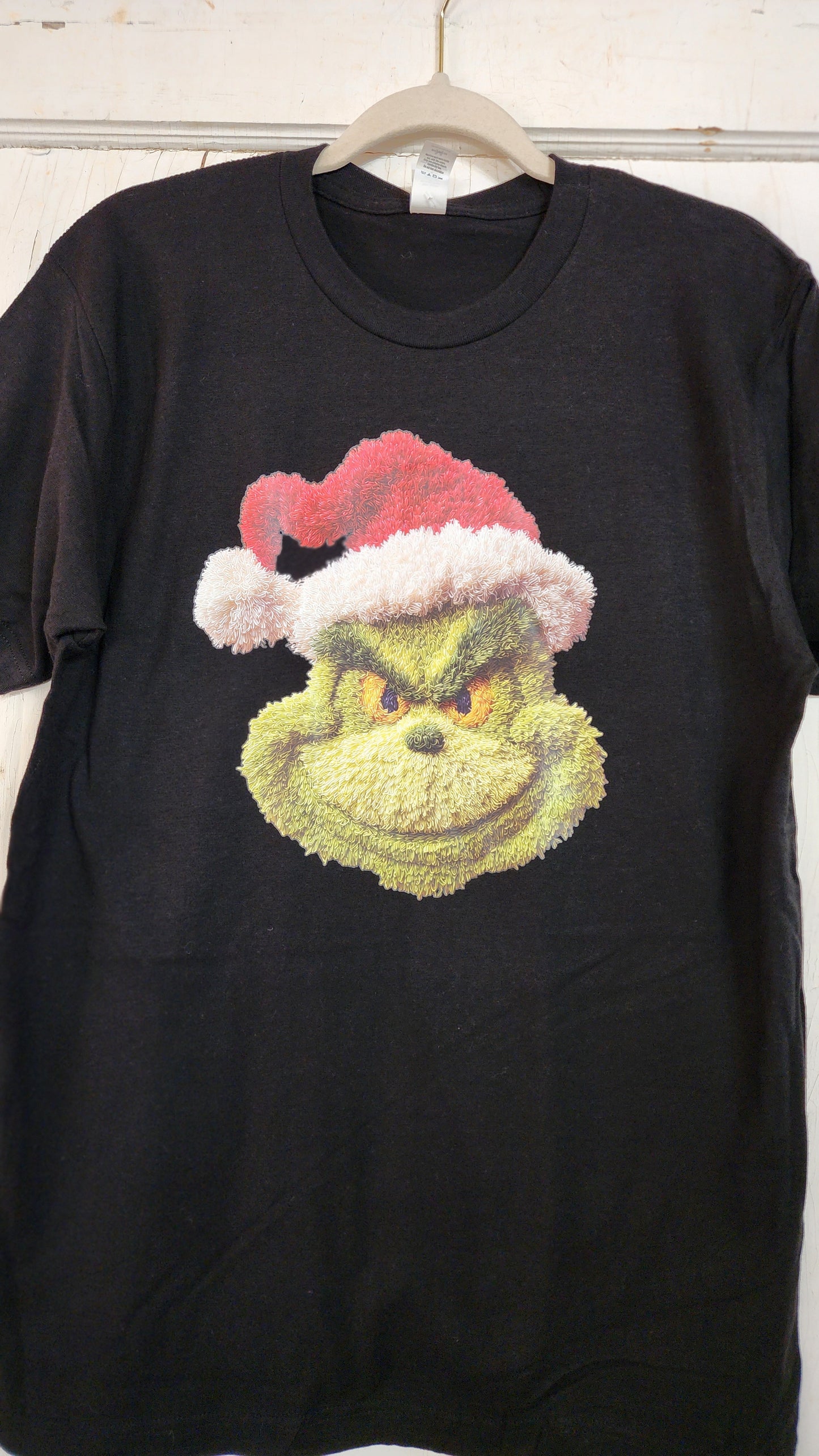 Faux Embroidery Grinch Tee