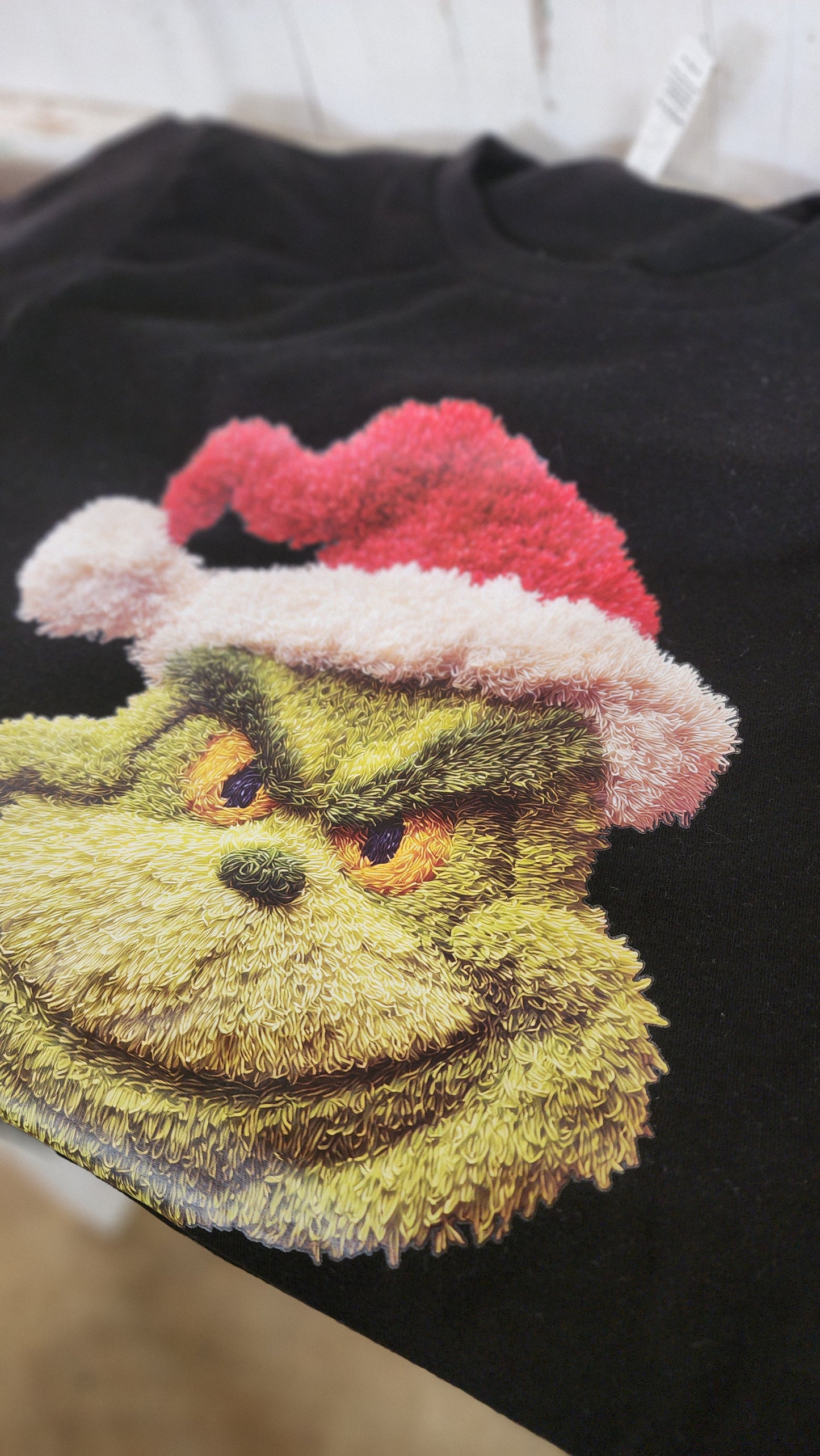 Faux Embroidery Grinch Tee