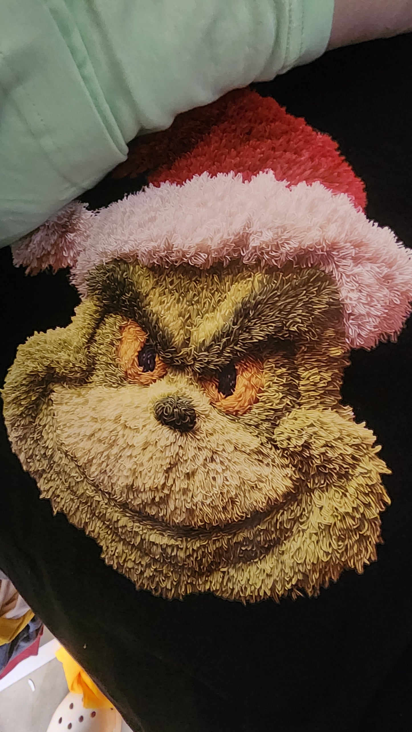 Faux Embroidery Grinch Tee