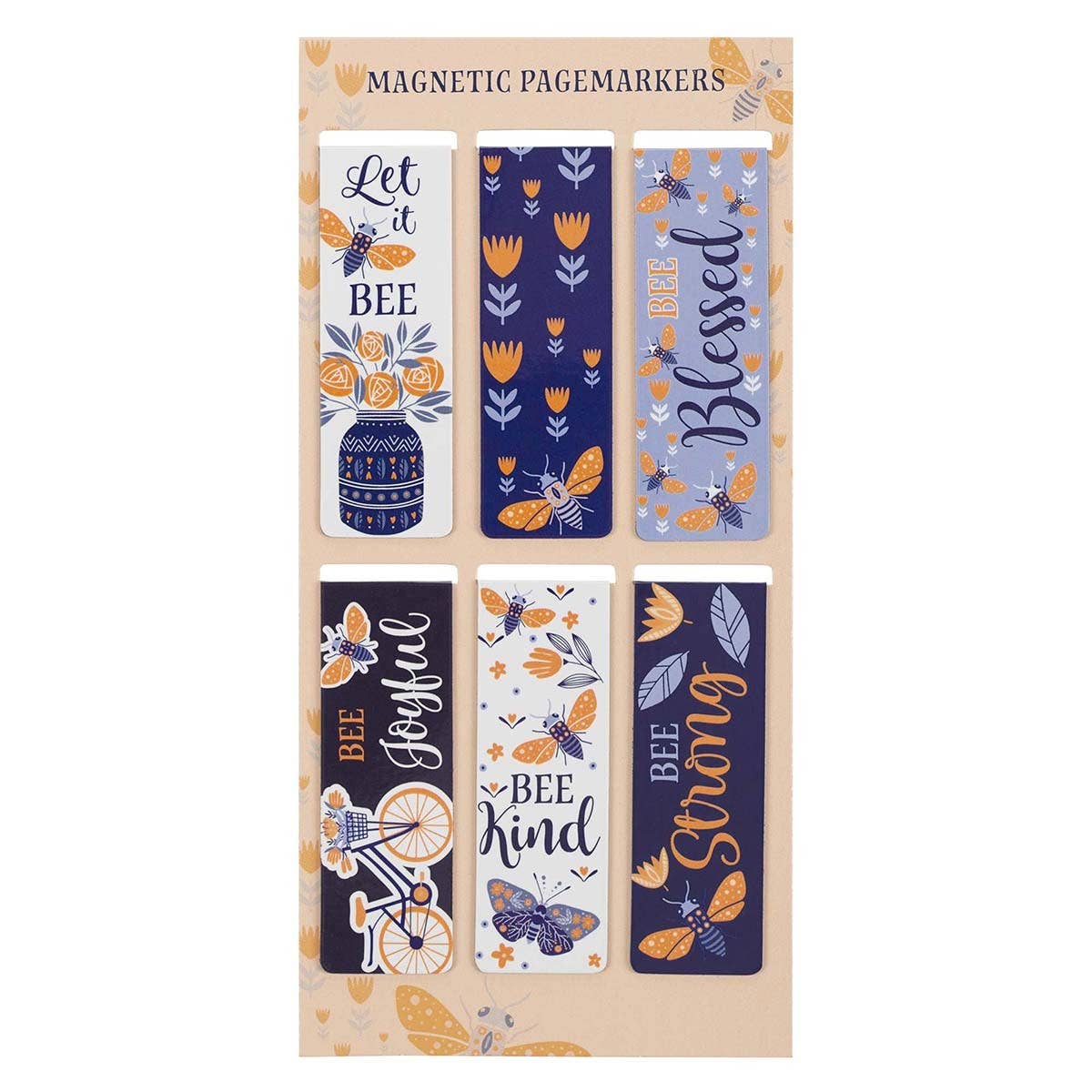 Let It Bee Magnetic Bookmark Set