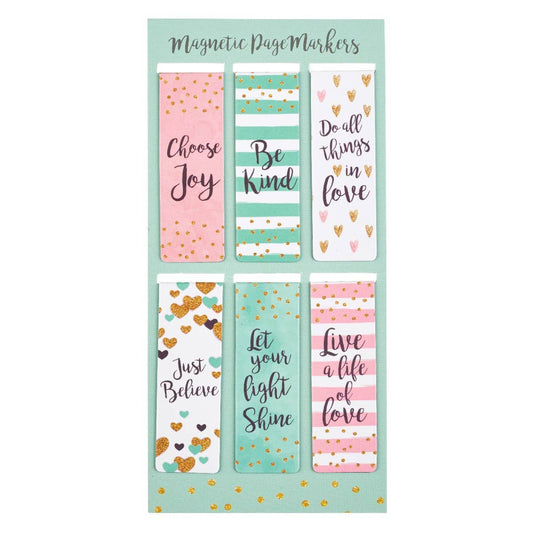 Sparkle Magnetic Bookmark Set