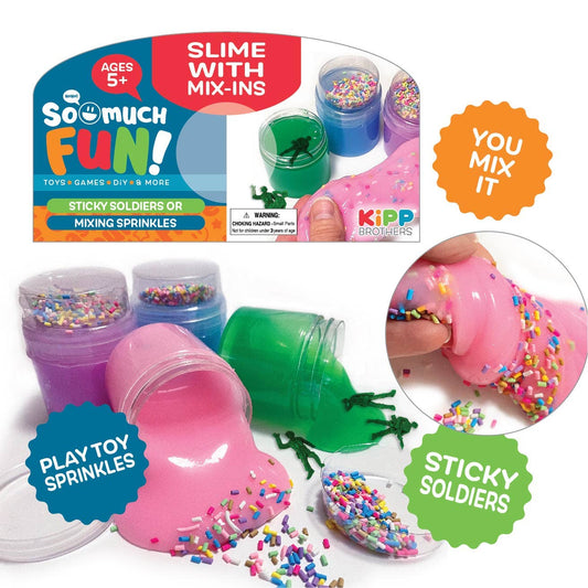 SLIME WITH MIX-INS 12 PIECES PER DISPLAY