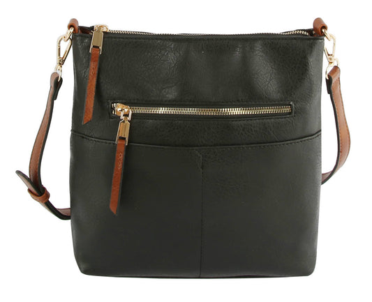 Crossbody Purse with Zipper Pocket